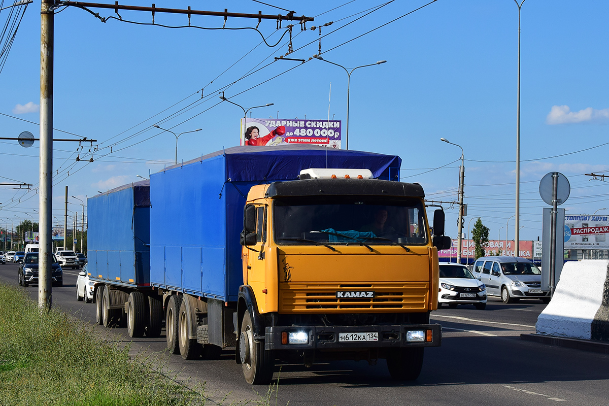 Волгоградская область, № Н 612 КА 134 — КамАЗ (общая модель)