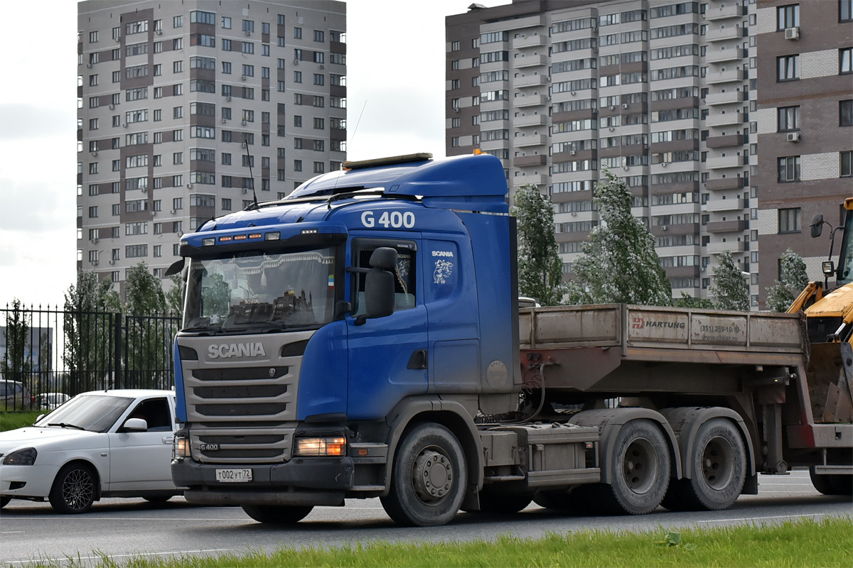 Тюменская область, № Т 002 УТ 72 — Scania ('2013) G400