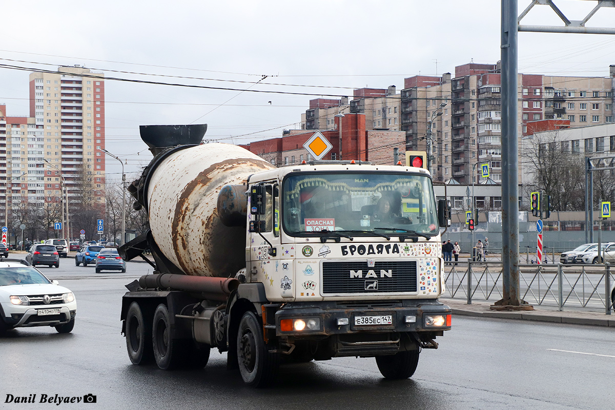 Ленинградская область, № Е 385 ЕС 147 — MAN F2000 33.xxx (общая)