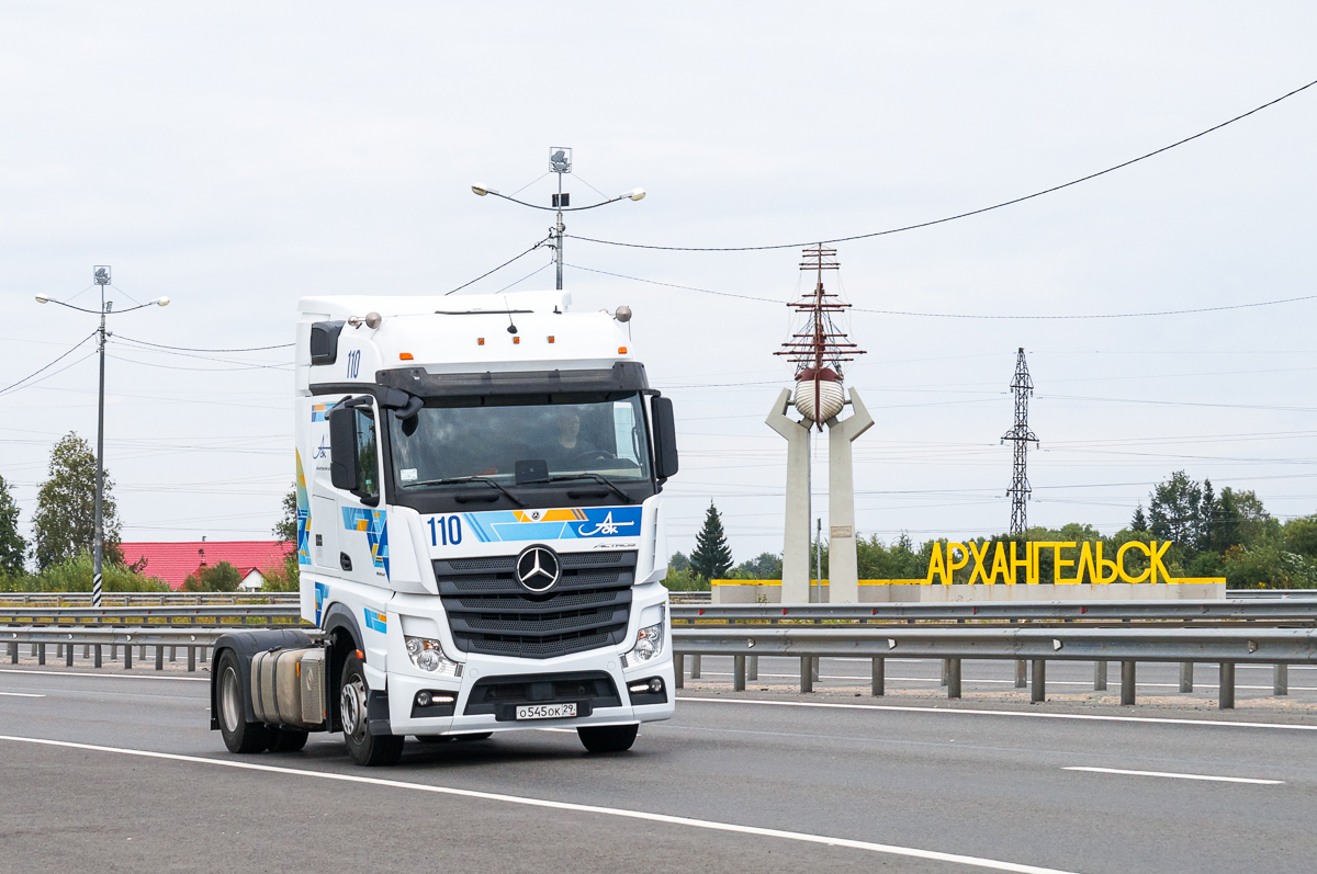 Архангельская область, № 110 — Mercedes-Benz Actros ('2018) 1845