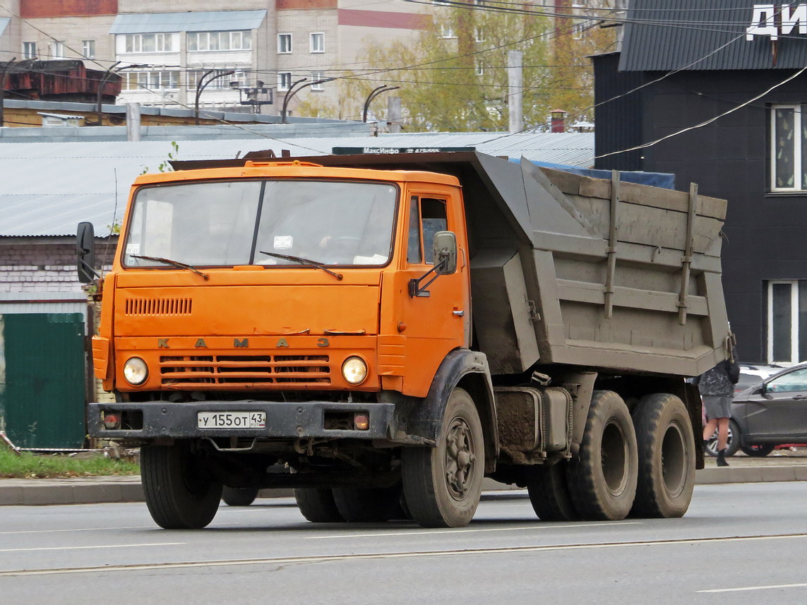 Кировская область, № У 155 ОТ 43 — КамАЗ-55111 [551110]