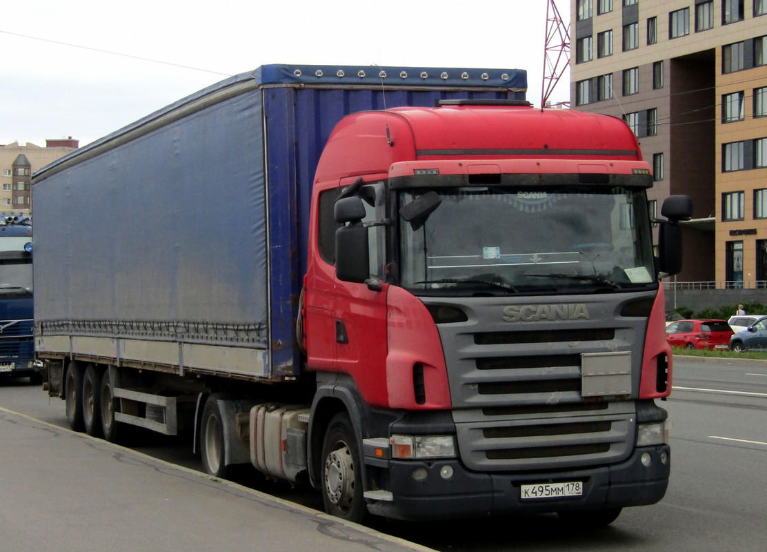 Санкт-Петербург, № К 495 ММ 178 — Scania ('2004) R400