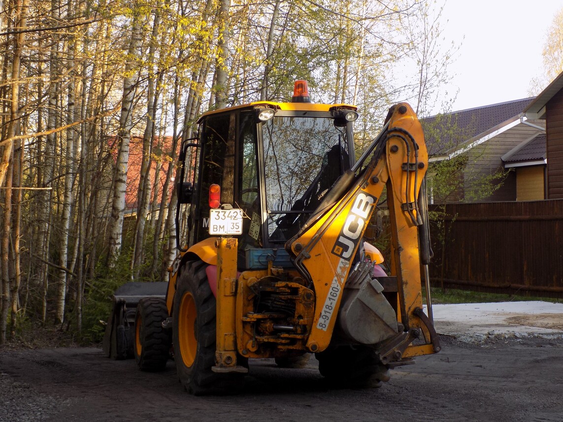 Вологодская область, № 3342 ВМ 35 — JCB 3CX