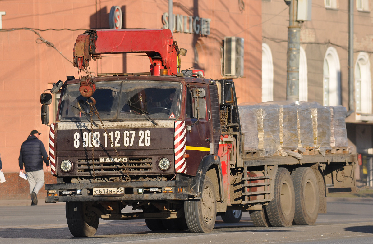 Омская область, № С 613 ВЕ 55 — КамАЗ-53212