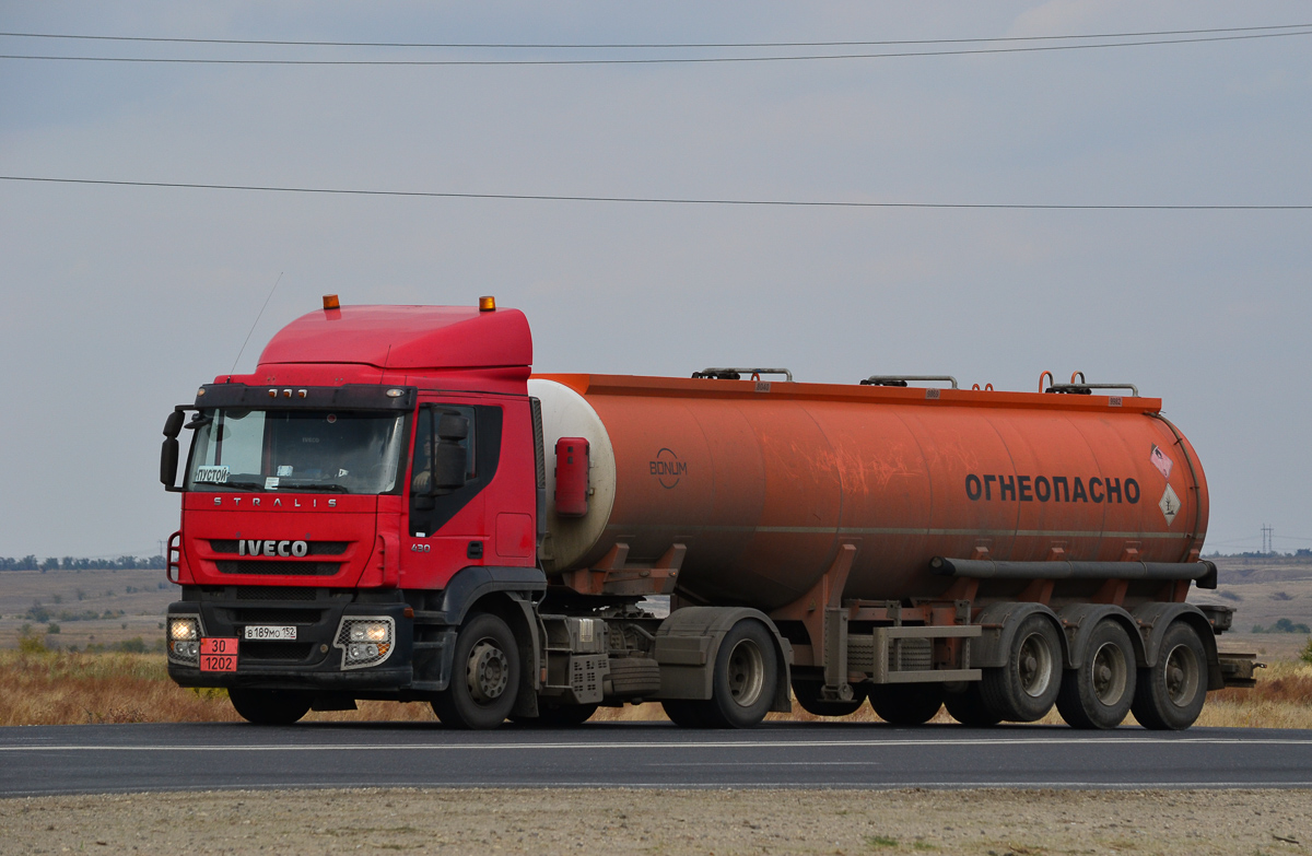 Нижегородская область, № В 189 МО 152 — IVECO Stralis ('2007) 430