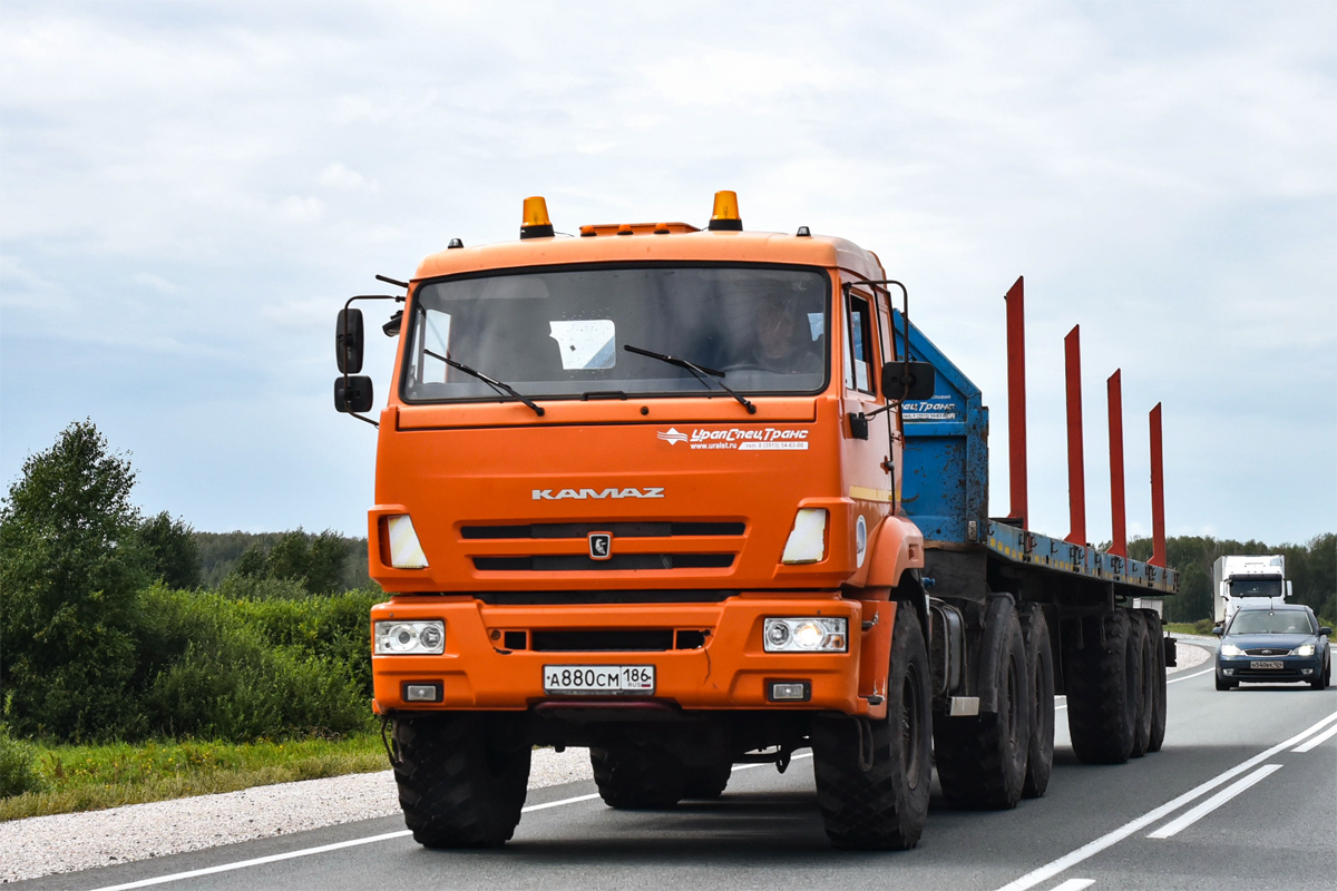 Ханты-Мансийский автоном.округ, № А 880 СМ 186 — КамАЗ-43118-46