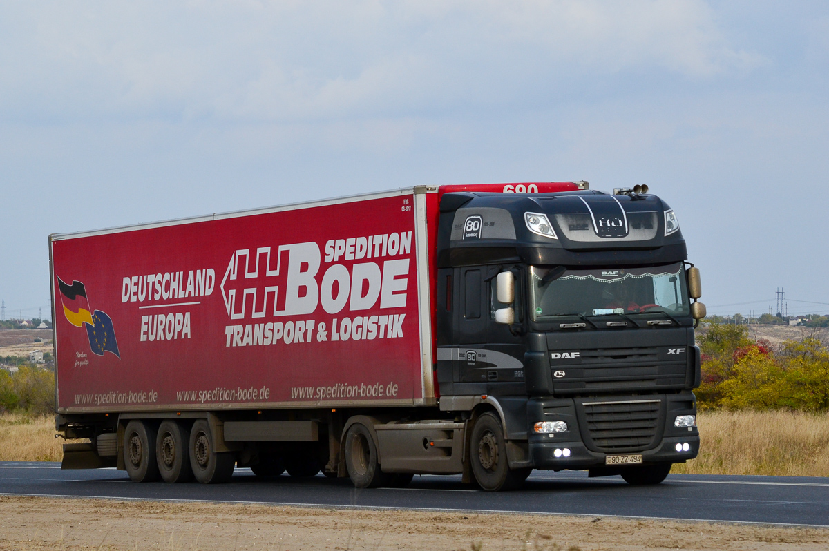 Азербайджан, № 90-ZZ-494 — DAF XF105 FT; DAF FT XF105 "80th Anniversary Edition" (Волгоградская область)