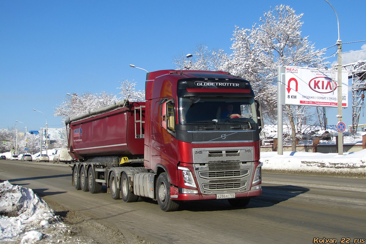 Алтайский край, № А 286 АС 122 — Volvo ('2012) FH.460 [X9P]