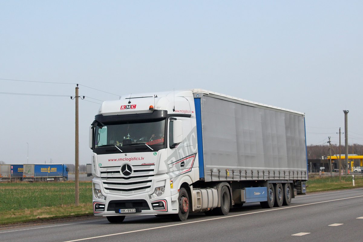 Латвия, № HK-9922 — Mercedes-Benz Actros ('2011)