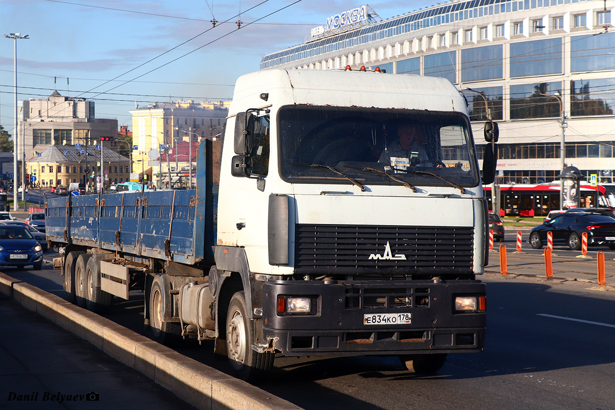 Санкт-Петербург, № Е 834 КО 178 — МАЗ-5440A5