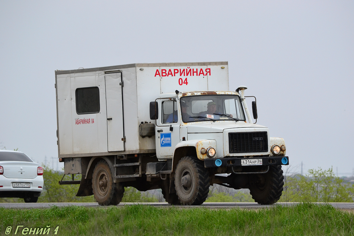 Волгоградская область, № А 314 НР 34 — ГАЗ-33081 «Садко»