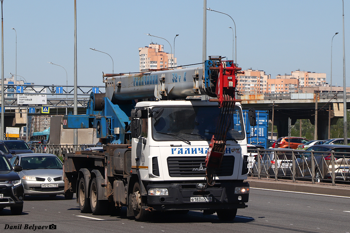 Санкт-Петербург, № В 183 ХО 178 — МАЗ-6312B3