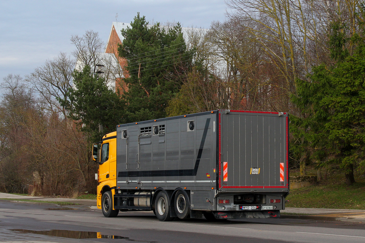 Литва, № MYO 204 — Mercedes-Benz Actros ('2011)