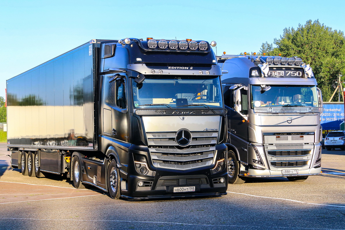 Санкт-Петербург, № Н 600 НТ 198 — Mercedes-Benz Actros ('2018) 1863; Московская область — Фестиваль TruckDay 2024 — июнь