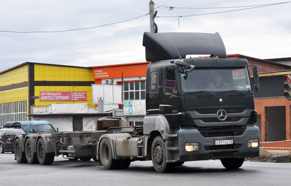 Омская область, № Х 901 ВВ 55 — Mercedes-Benz Axor 1836