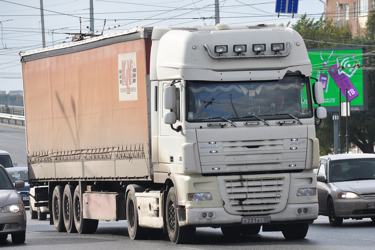 Омская область, № Х 231 АТ 55 — DAF XF105 FT