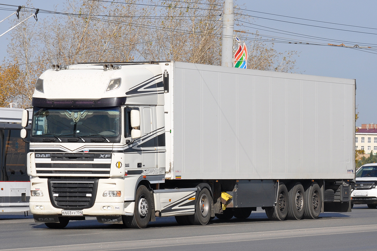 Волгоградская область, № Е 603 УУ 134 — DAF XF105 FT