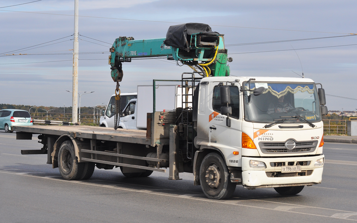 Омская область, № Х 196 ХВ 55 — Hino 500