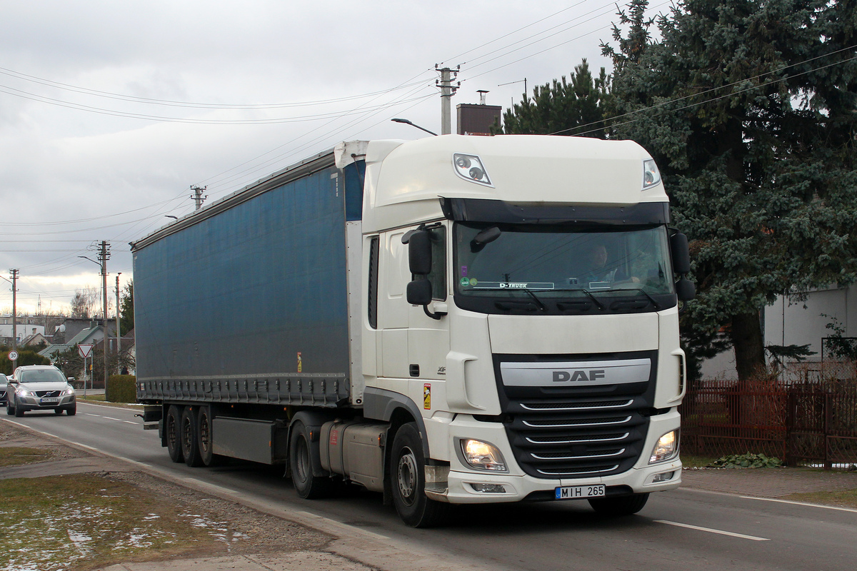 Литва, № MIH 265 — DAF XF Euro6 FT