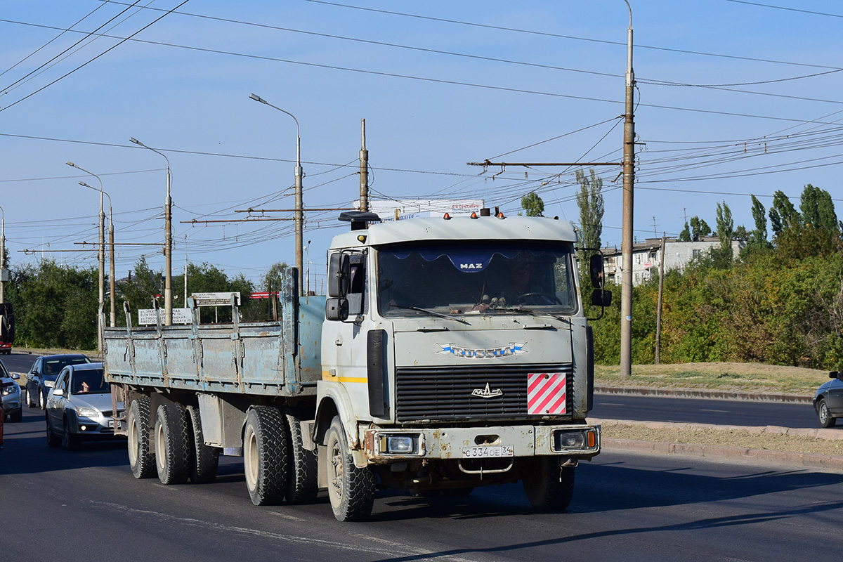 Волгоградская область, № С 334 ОЕ 34 — МАЗ-54329