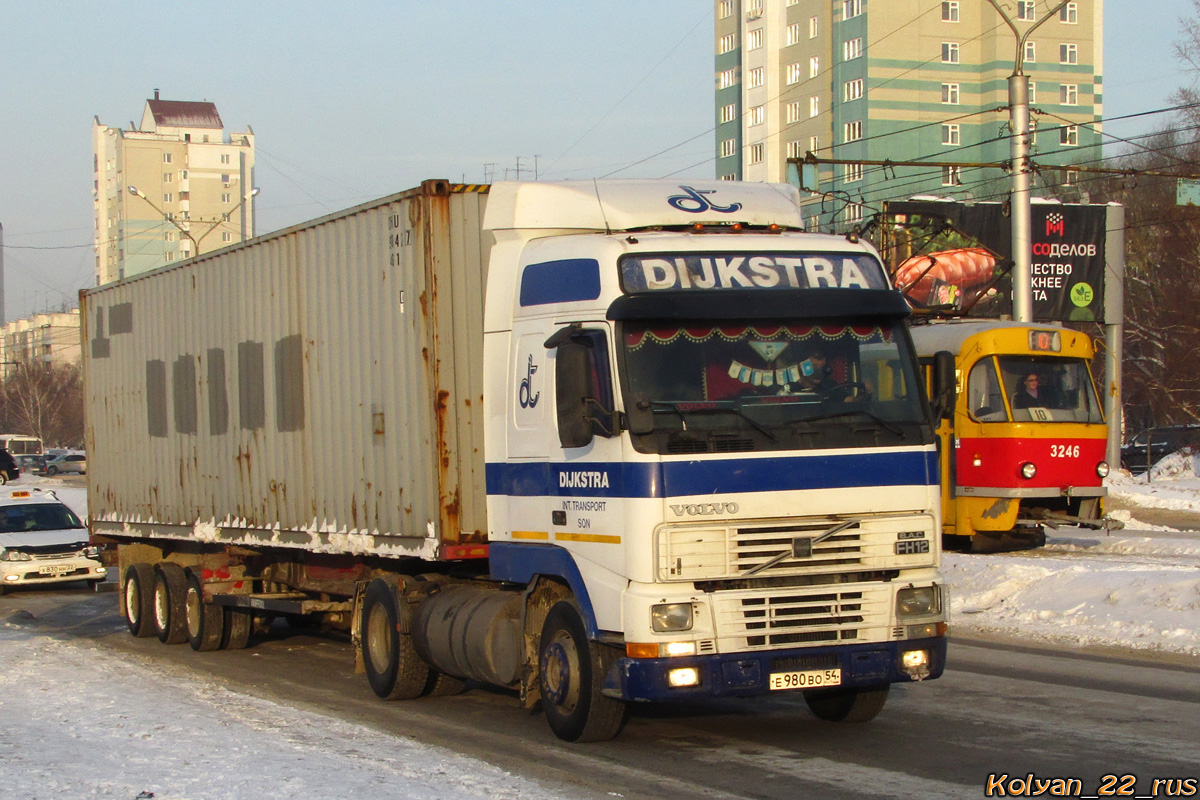 Новосибирская область, № Е 980 ВО 54 — Volvo ('1993) FH12.380