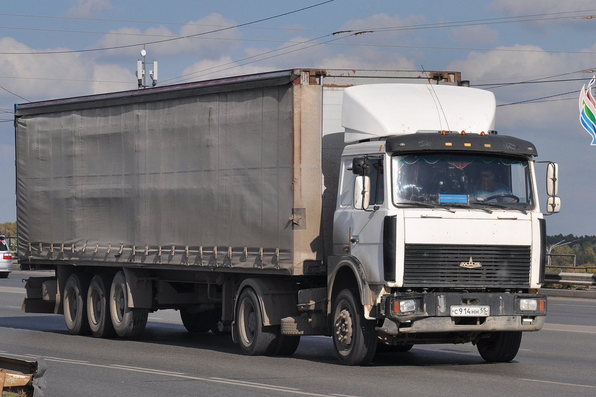 Омская область, № С 914 НН 55 — МАЗ-543203