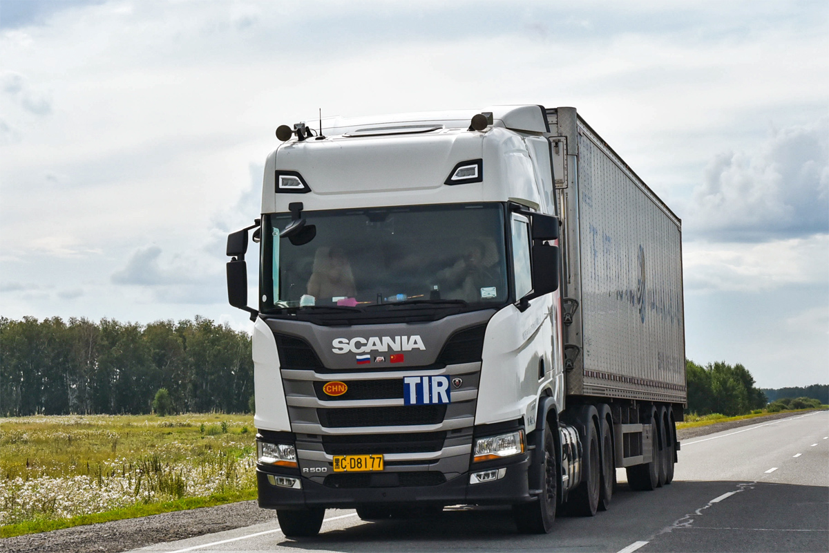 Китай, № 黑C-D8177 — Scania ('2016) R500