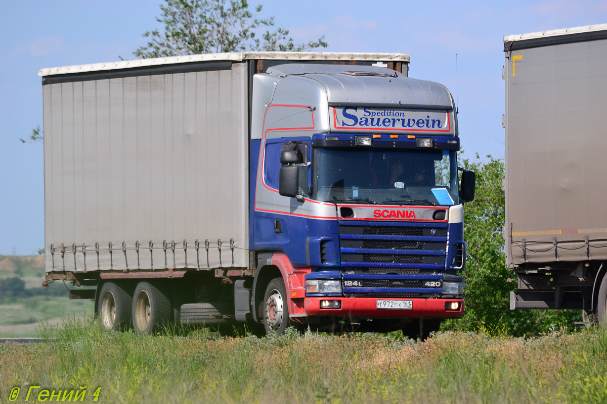 Ростовская область, № Т 972 РХ 161 — Scania ('1996) P124L