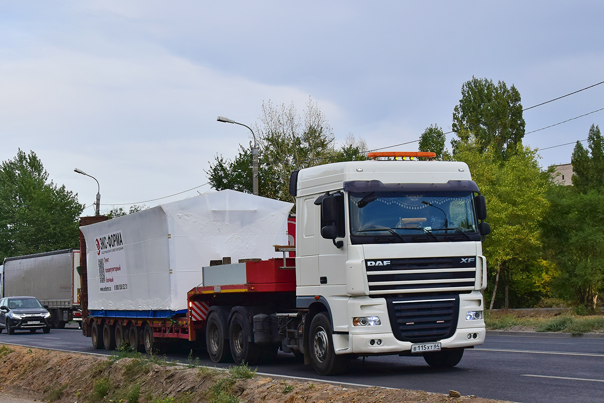 Саратовская область, № В 115 ХТ 64 — DAF XF105 FTT