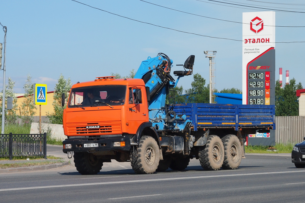 Ханты-Мансийский автоном.округ, № Х 880 ТВ 86 — КамАЗ-43118-15 [43118R]