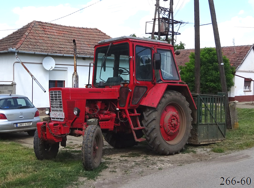 Венгрия, № YDB-116 — МТЗ-80; Венгрия — Трактора с навесным оборудованием для транспортировки ящиков