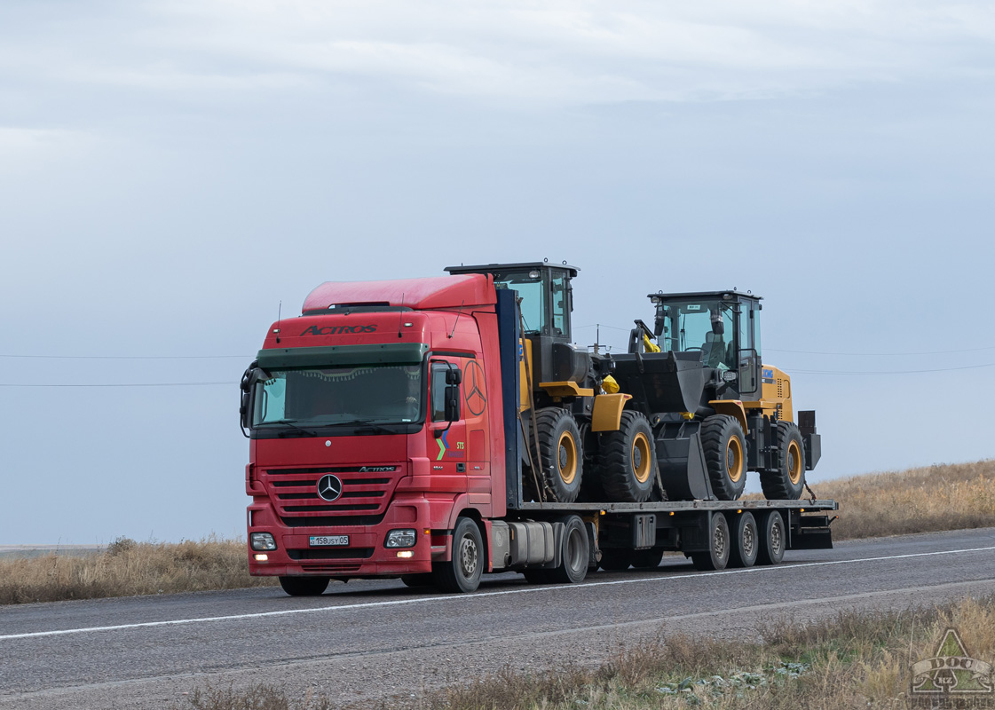 Алматинская область, № 158 USY 05 — Mercedes-Benz Actros ('2003) 1841; Алматинская область — Новая спецтехника