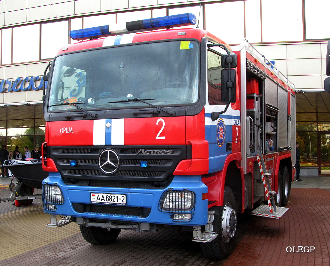 Витебская область, № АА 6821-2 — Mercedes-Benz Actros ('2003) 3336