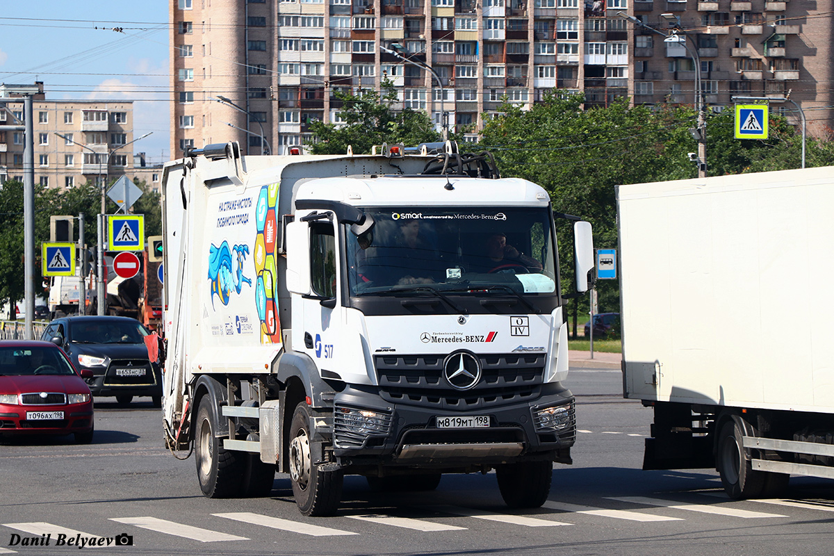 Санкт-Петербург, № М 819 МТ 198 — Mercedes-Benz Arocs 2033 [Z9M]