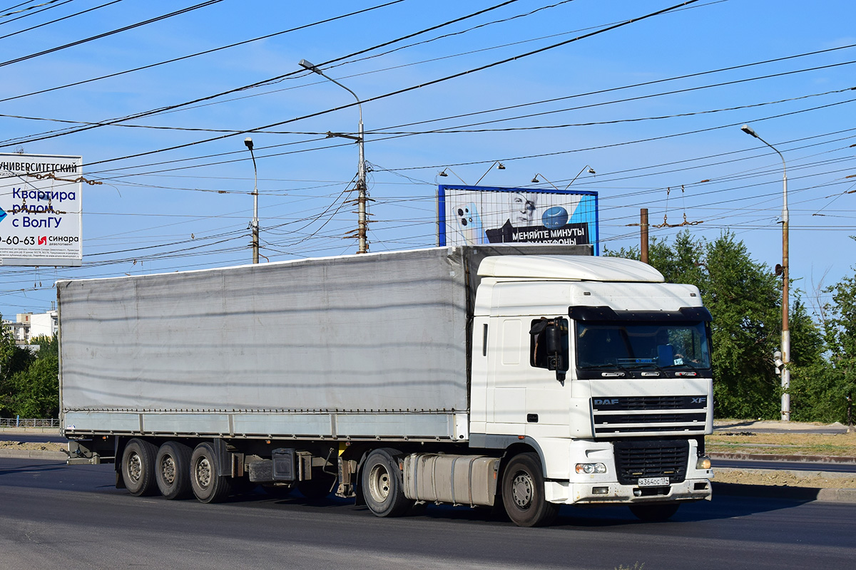 Волгоградская область, № А 364 ОС 134 — DAF XF95 FT