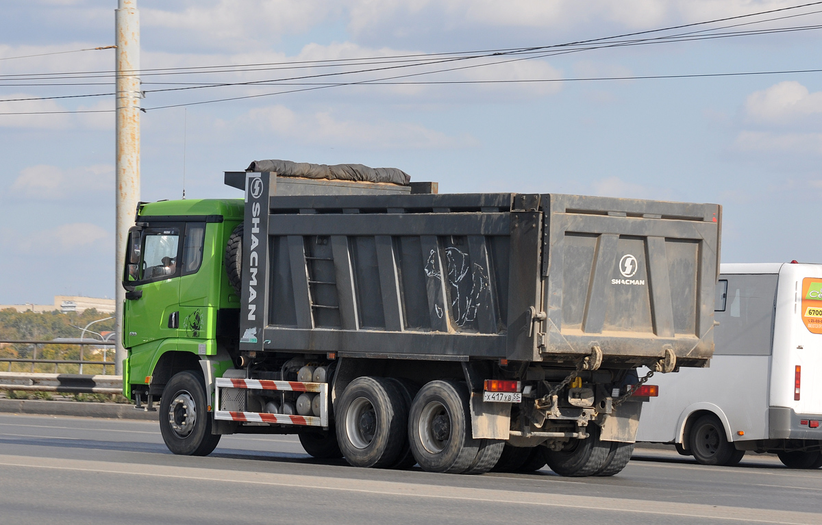 Омская область, № Х 417 УВ 55 — Shaanxi Shacman F3000 SX325x