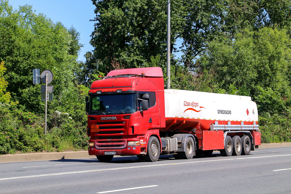 Санкт-Петербург, № Т 975 НХ 178 — Scania ('2004) P340