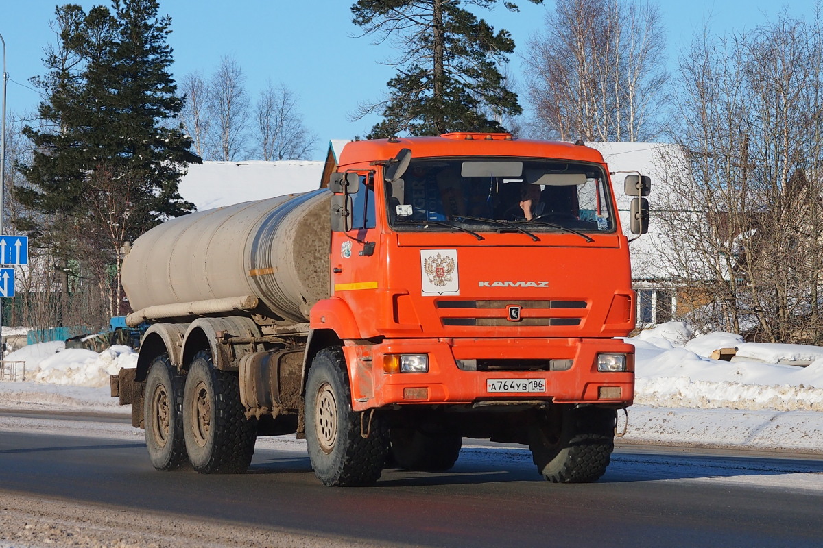 Ханты-Мансийский автоном.округ, № А 764 УВ 186 — КамАЗ-43118-46