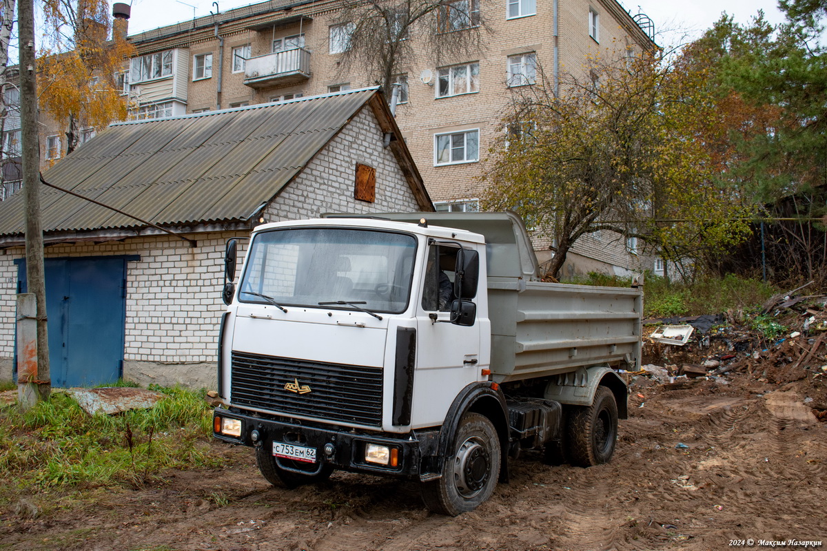 Рязанская область, № С 753 ЕМ 62 — МАЗ-5551A2