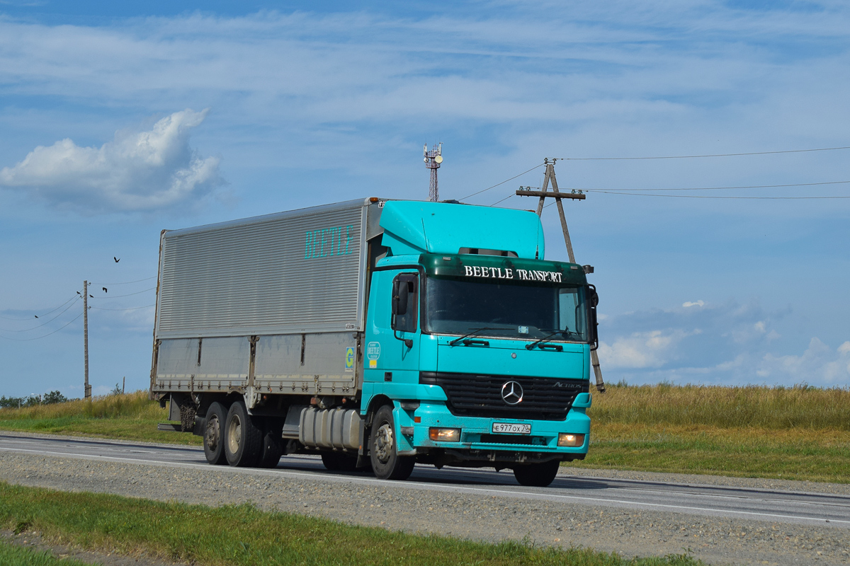 Томская область, № Е 977 ОХ 70 — Mercedes-Benz Actros ('1997) 2535