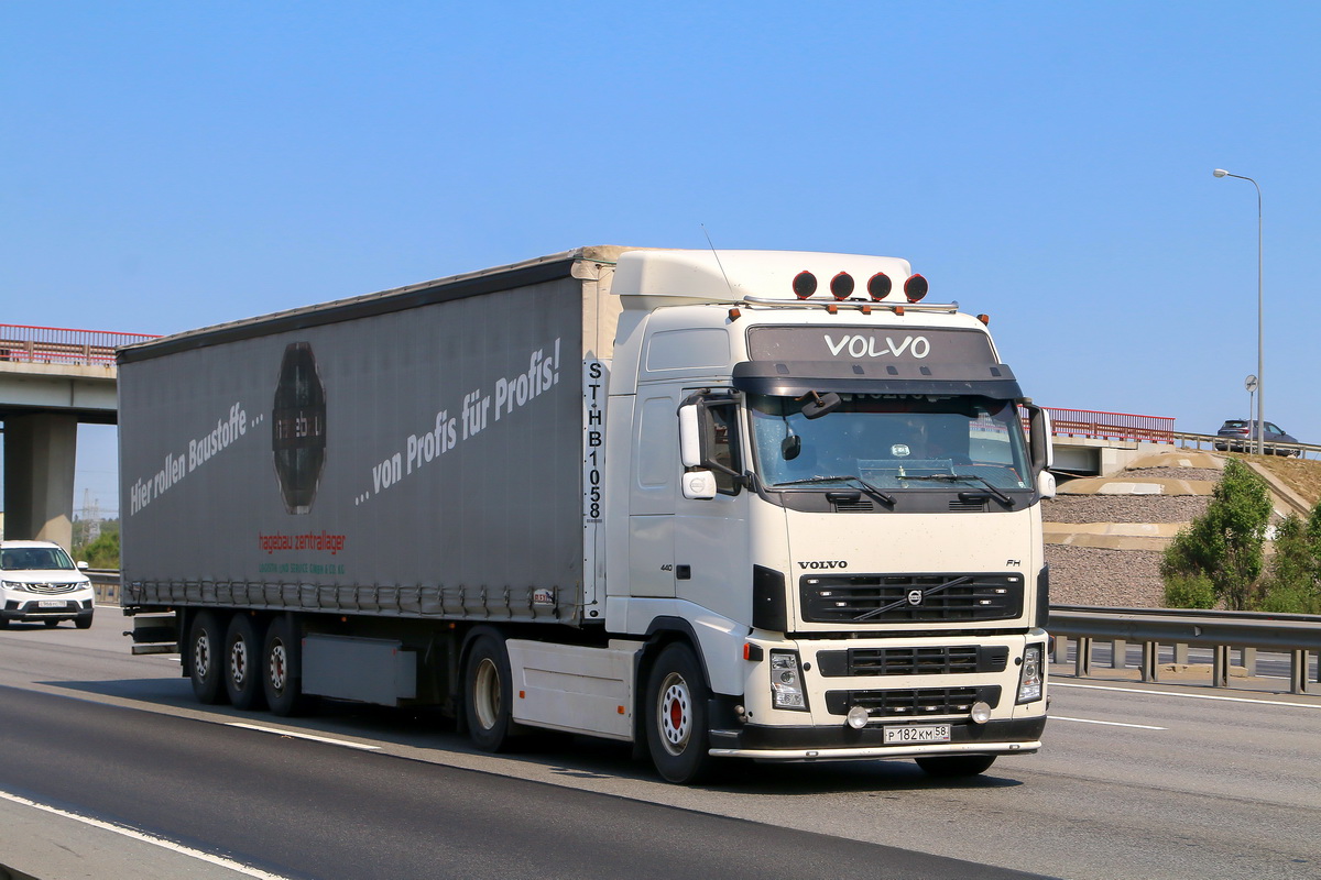 Пензенская область, № Р 182 КМ 58 — Volvo ('2002) FH12.440