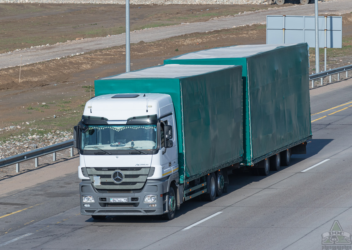 Жетысуская область, № 867 AEL 19 — Mercedes-Benz Actros ('2009) 2541