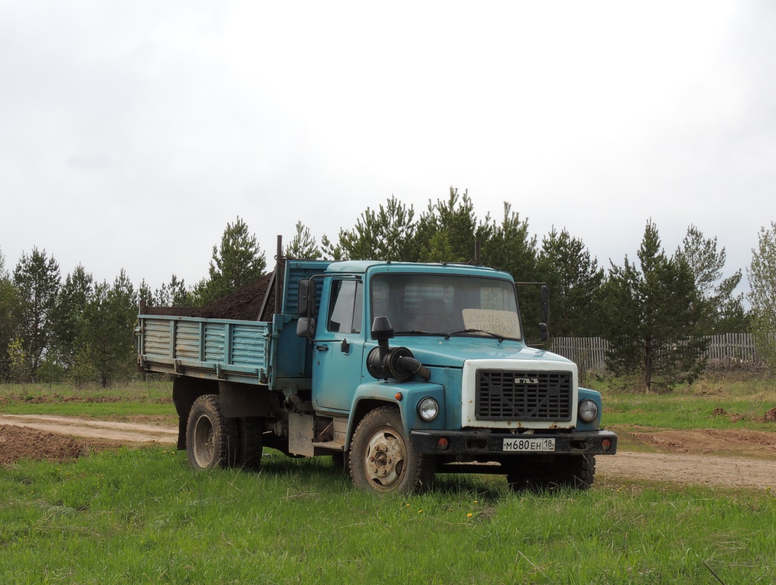 Удмуртия, № М 680 ЕН 18 — ГАЗ-3307