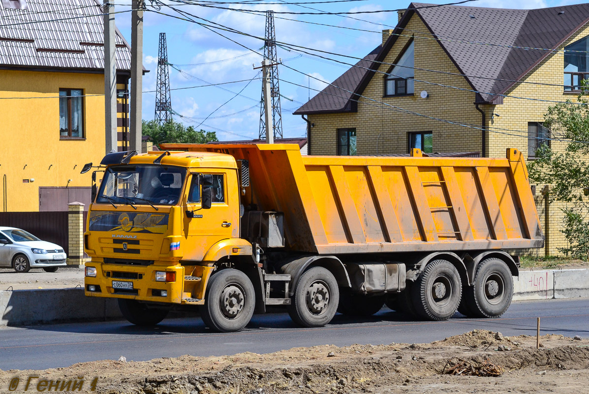 Волгоградская область, № С 060 НУ 34 — КамАЗ-65201-63