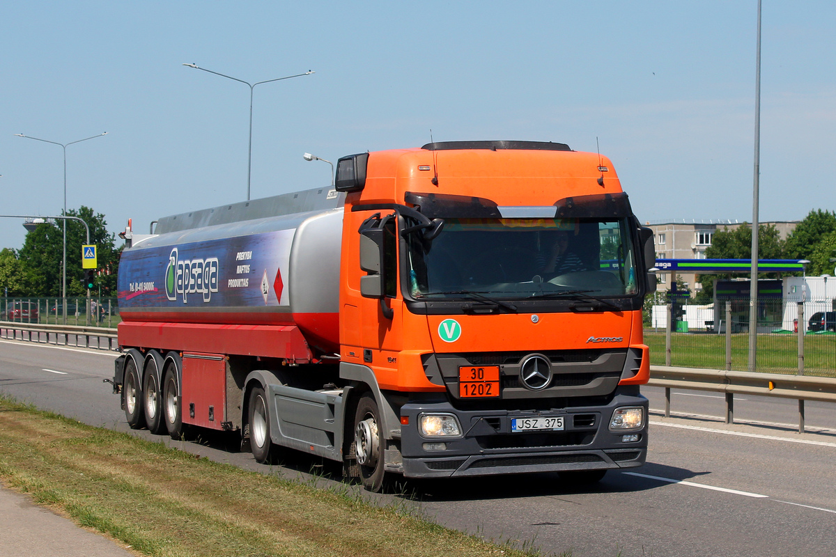 Литва, № JSZ 375 — Mercedes-Benz Actros ('2009) 1841