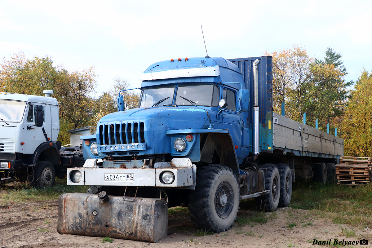 Ненецкий автономный округ, № А 034 ТТ 83 — Урал-44202-41