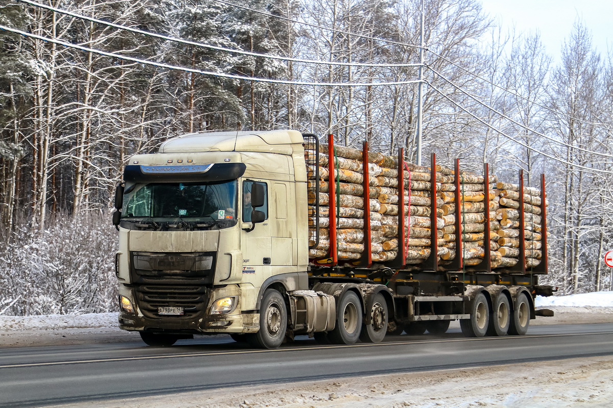 Ленинградская область, № А 798 РЕ 147 — DAF XF Euro6 (общая модель)