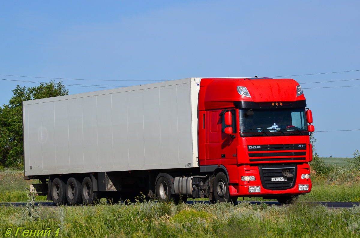 Ульяновская область, № А 973 ТС 73 — DAF XF105 FT