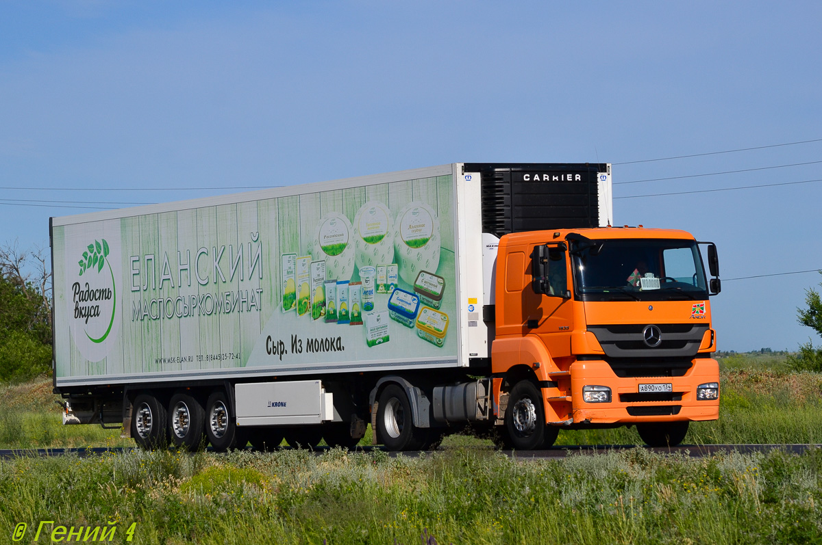 Волгоградская область, № А 890 УО 134 — Mercedes-Benz Axor 1835