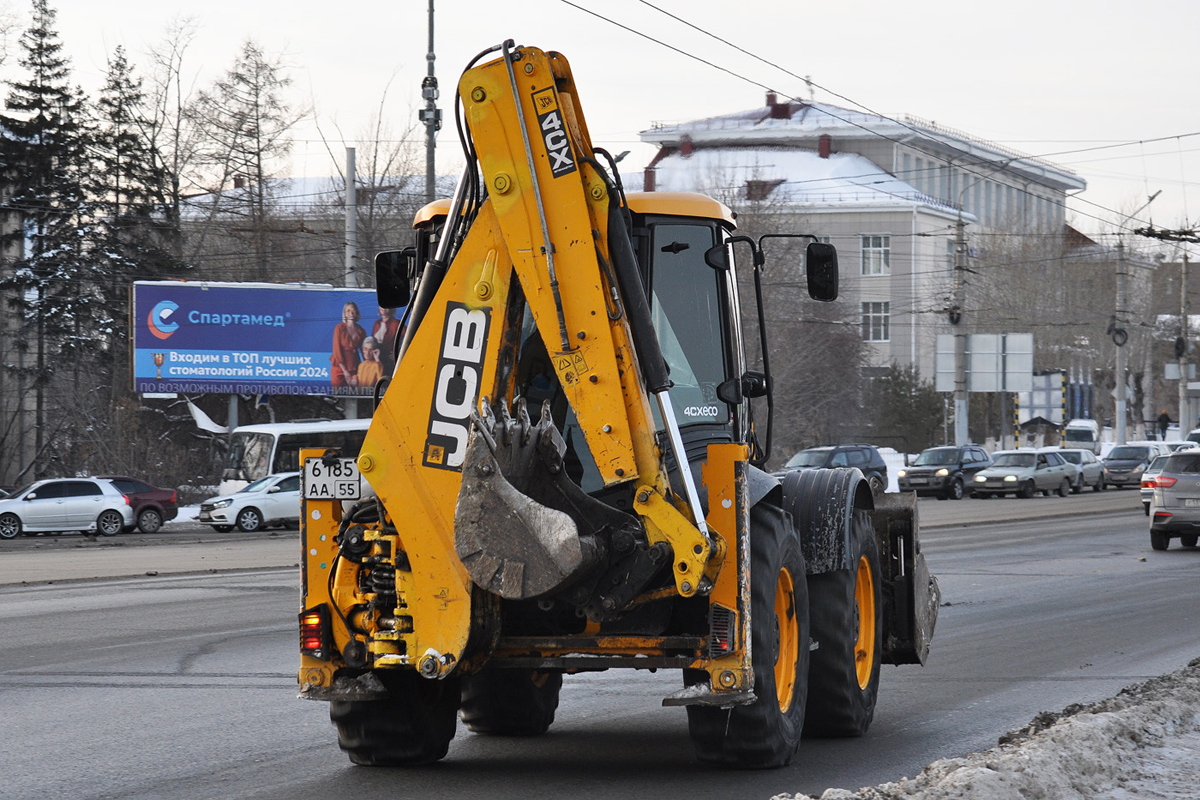 Омская область, № 6185 АА 55 — JCB 4CX